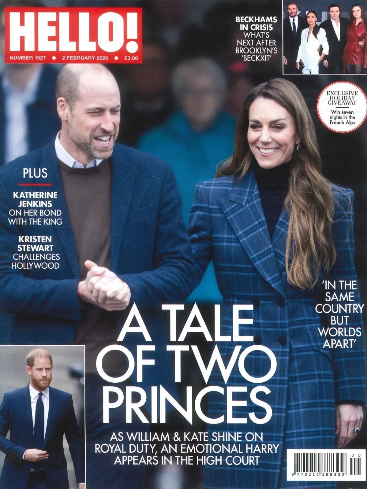 HELLO! Magazine: Princess Kate &amp; Prince William Cover, David Beckham, 2.2.26