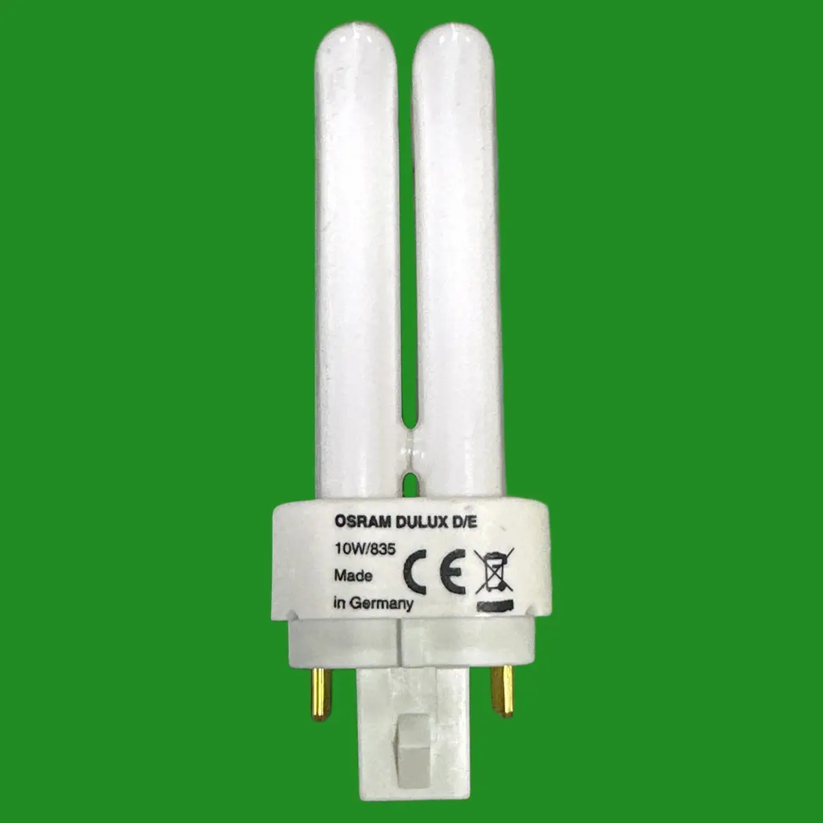 2x 10W OSRAM Dimmable G24q-1, 4 pin 3500K Low Energy CFL PL Light Bulb Lamp - image 2 | Free standard UK delivery included | Discount Quality Products
