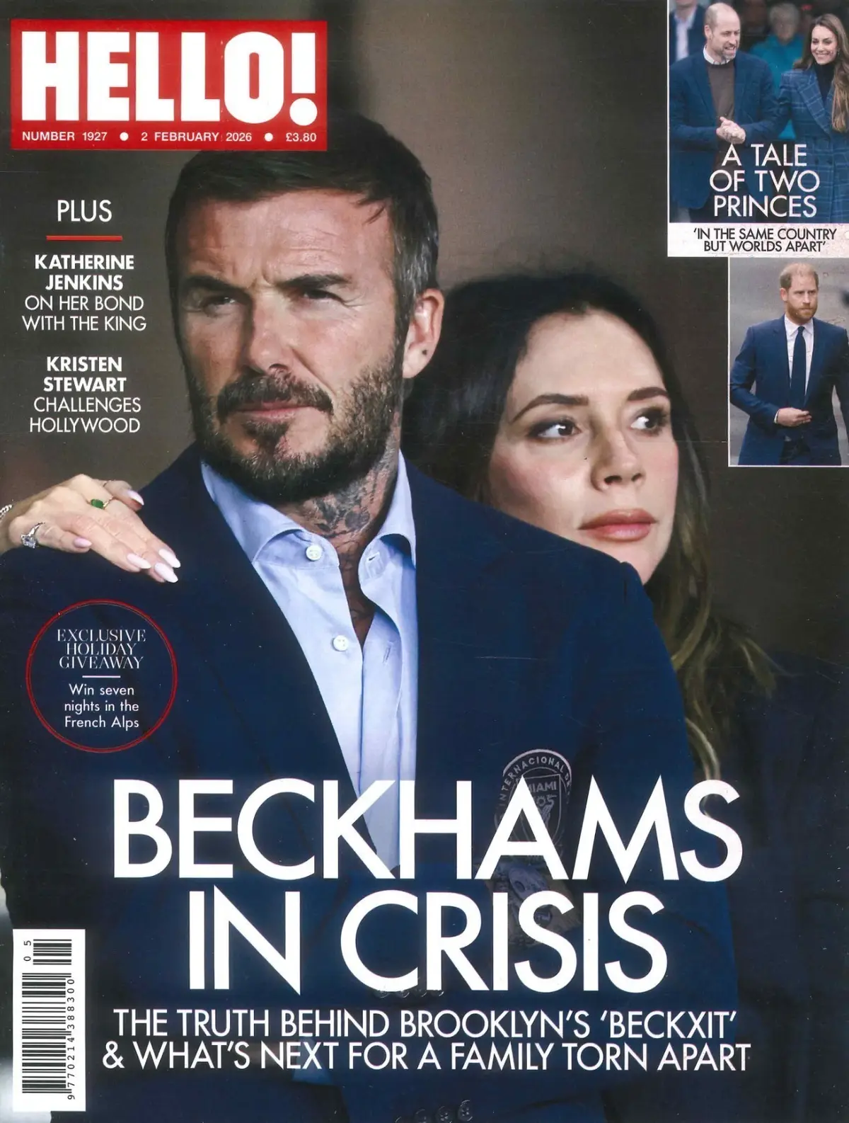 HELLO! Magazine: David Beckham Cover, Princess Kate &amp; Prince William, 2.2.26