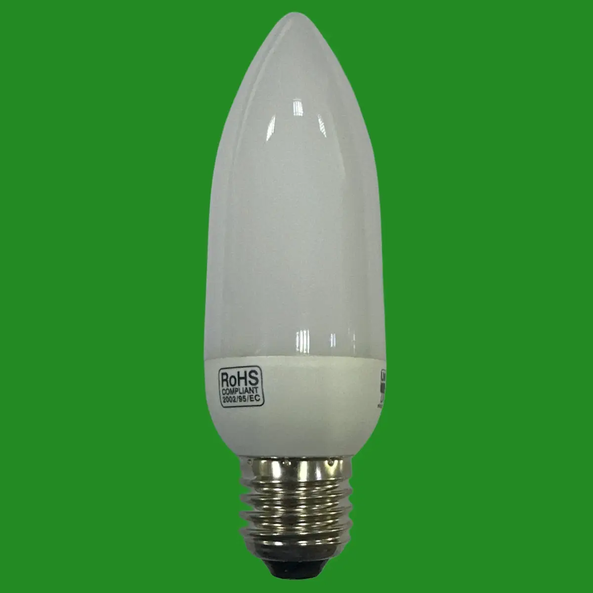 4x 7W (=40W) Omicron CFL Candle Light Bulb Low Energy Power Saving ES E27 Screw - image 2 | Free standard UK delivery included | Discount Quality Products