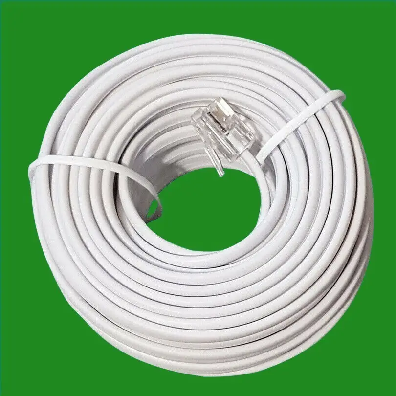 1x 5m Maplin ADSL Broadband Cable Lead Shielded RJ11 Phone Fax Internet Router - image 4 | Free standard UK delivery included | Discount Quality Products