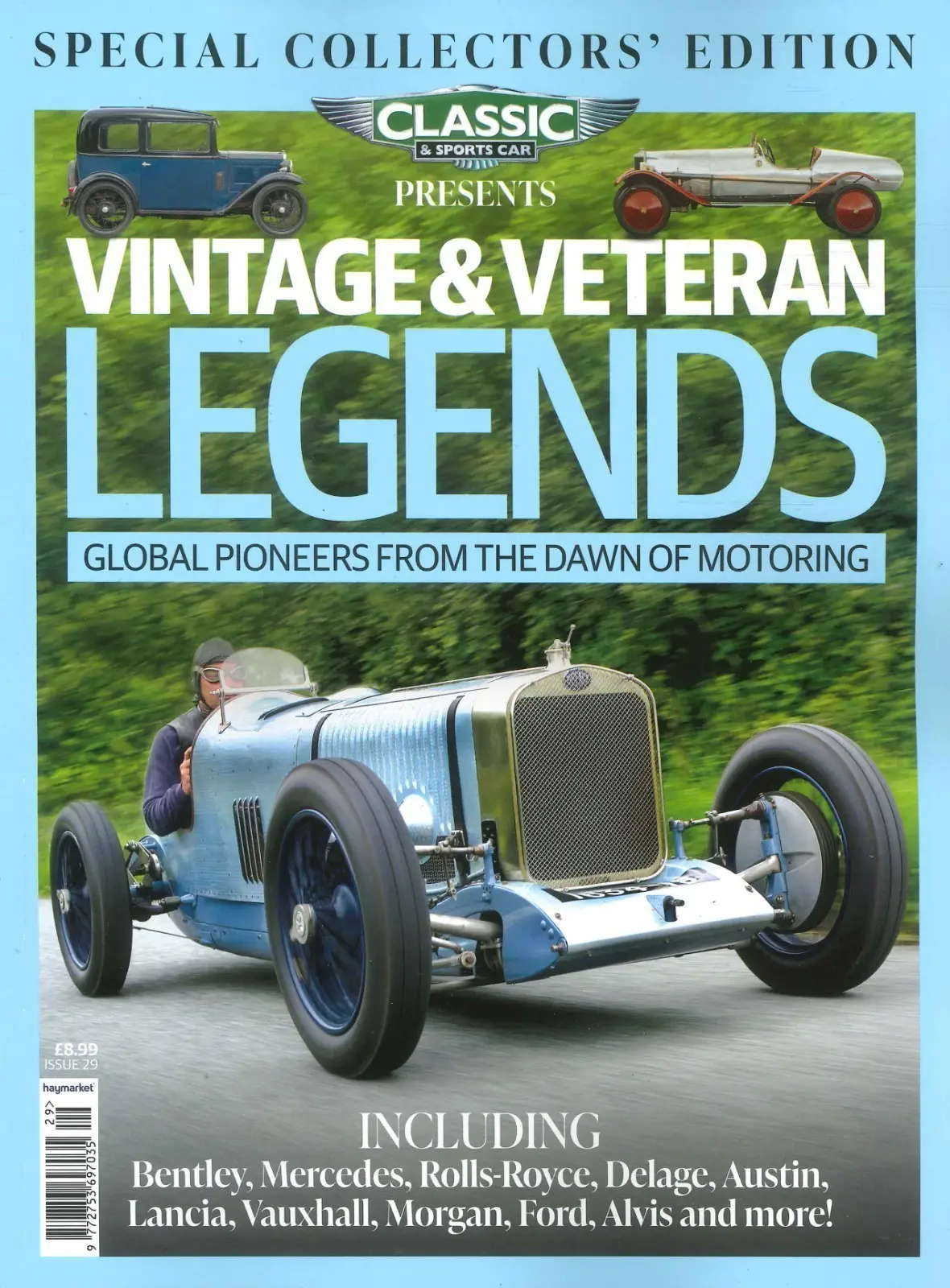 Classic &amp; Sports Car Magazine: Vintage &amp; Veteran Legends Collectors' Ed. 2025