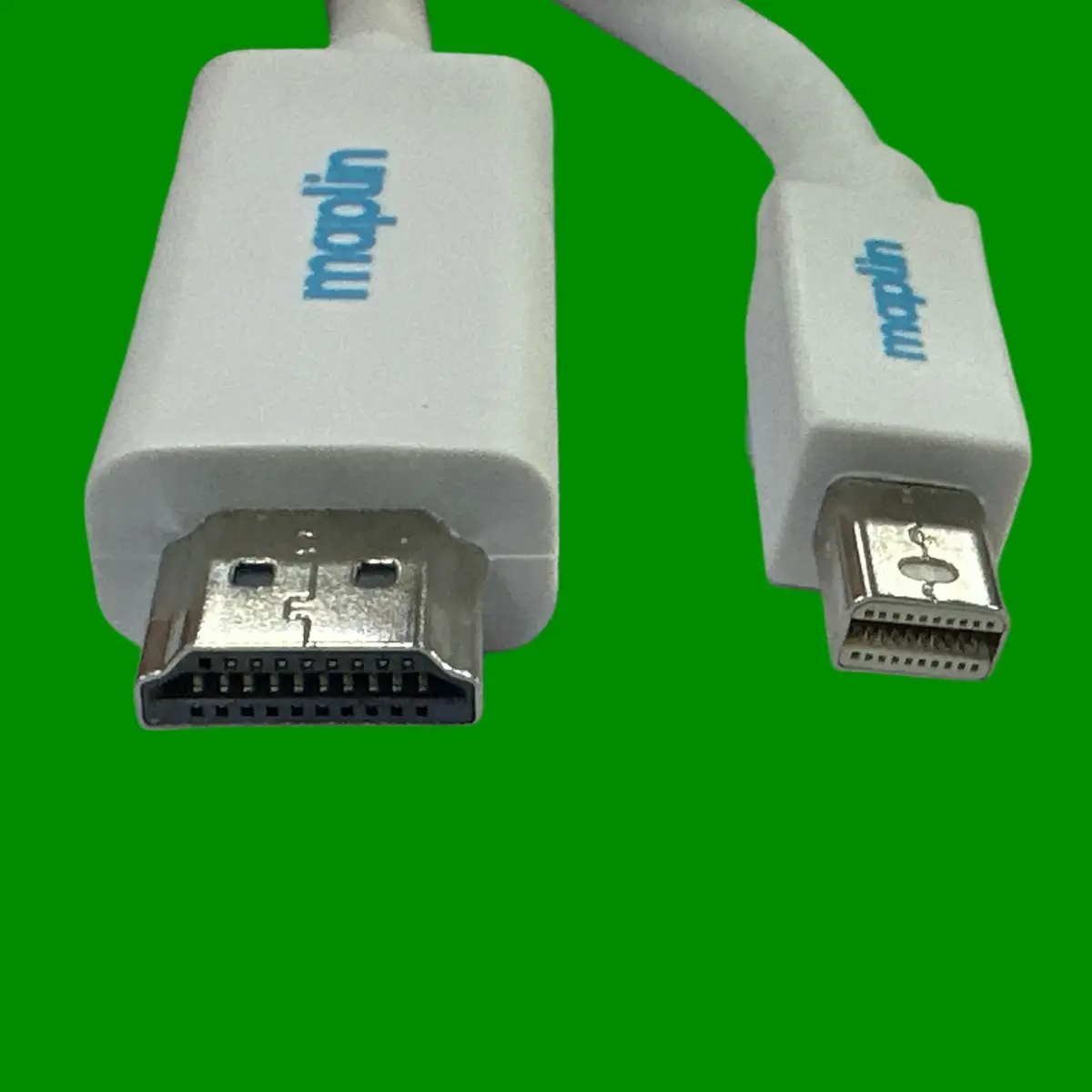 3m White Mini DisplayPort DP To HDMI Maplin Adapter Lead 4K PC TV Monitor Cable - image 2 | Free standard UK delivery included | Discount Quality Products