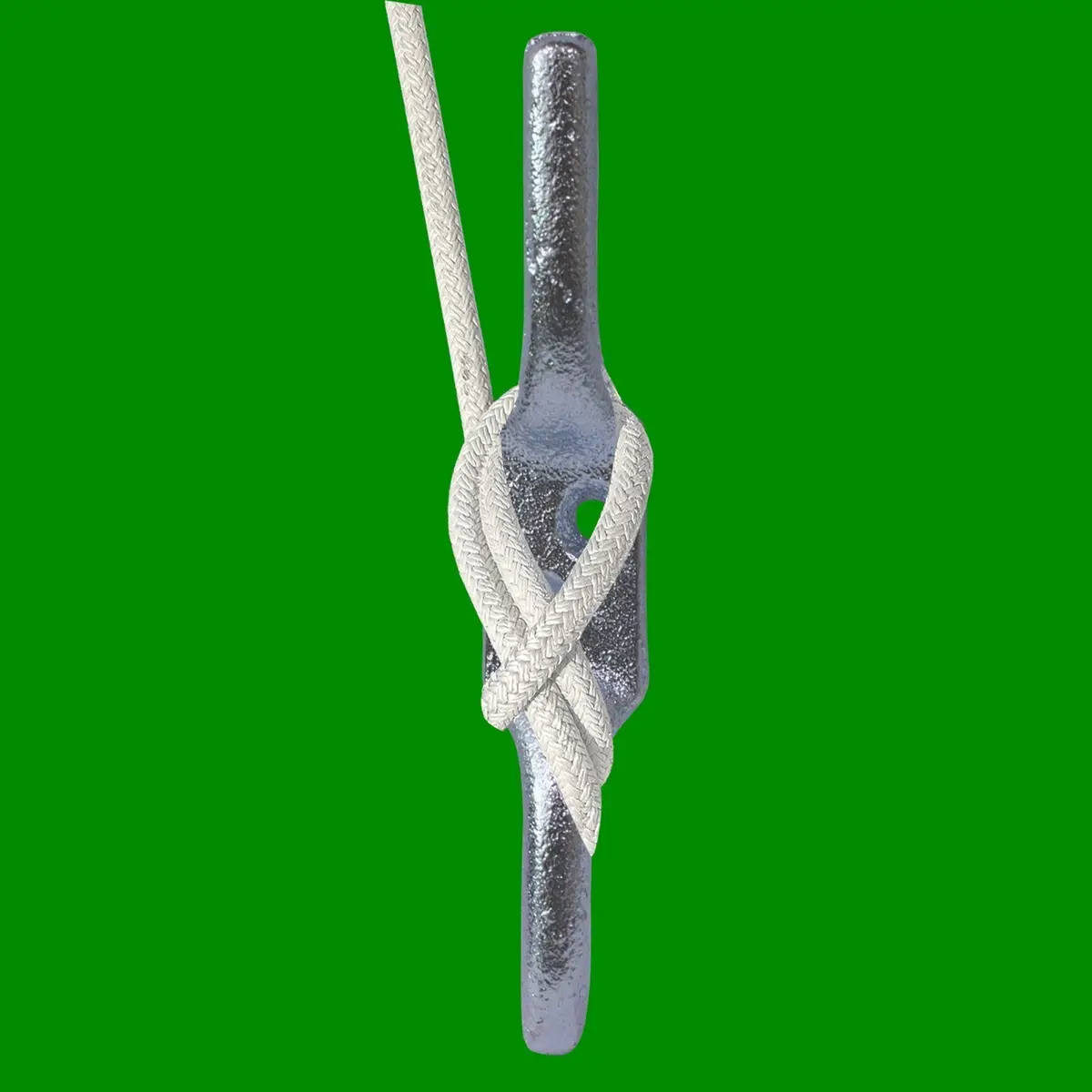 2x 125mm (5" Inch) Galvanised Cleat Hook, Flag Pole Rope Halyard Washing Line - image 2 | Free standard UK delivery included | Discount Quality Products