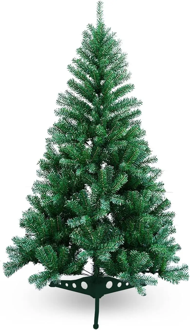 4ft Artificial Christmas Xmas Festive Tree with Stand, Bushy Pine, Home Decor
