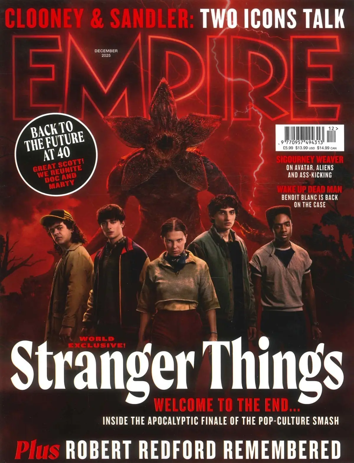 Empire Magazine: Stranger Things Final Season, Back to the Future 40, Dec 2025