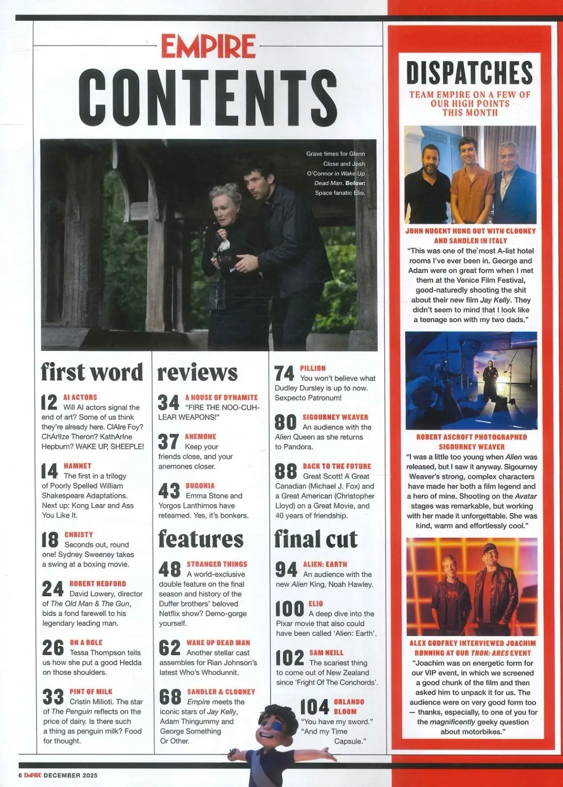 Empire Magazine: Stranger Things Final Season, Back to the Future 40, Dec 2025 - image 3 | Free standard UK delivery included | Discount Quality Products