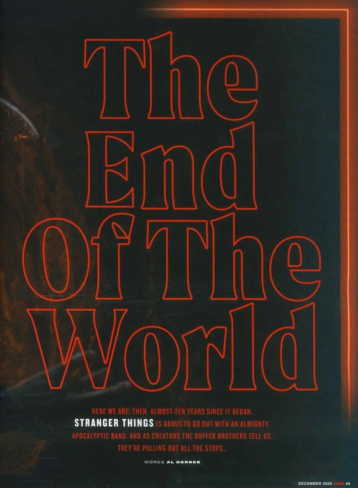 Empire Magazine: Stranger Things Final Season, Back to the Future 40, Dec 2025 - image 4 | Free standard UK delivery included | Discount Quality Products
