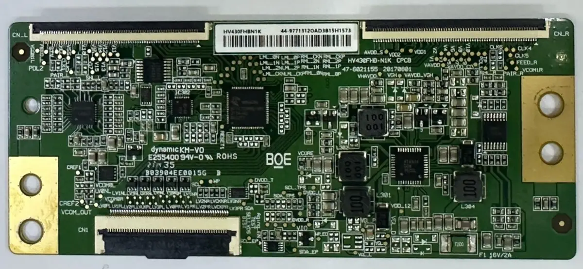 Genuine T-CON TCON LVDS Board HV430FHBN1K For Sony KDL-43WG663 43" TV 44-9771312