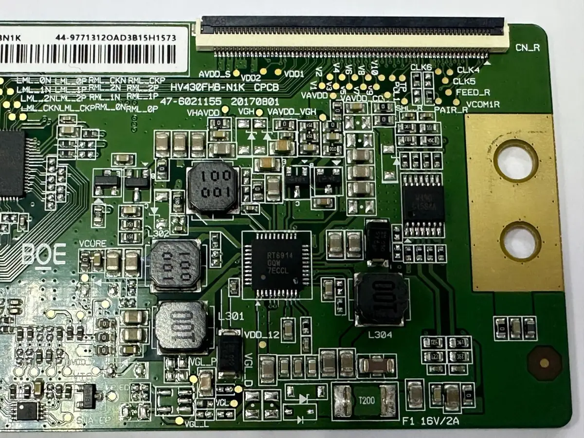 Genuine T-CON TCON LVDS Board HV430FHBN1K For Sony KDL-43WG663 43" TV 44-9771312 - image 9 | Free standard UK delivery included | Discount Quality Products