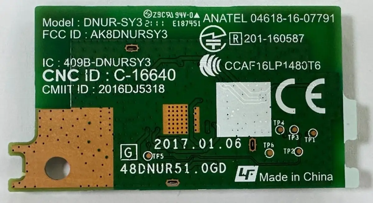 DNUR-SY3 WIFI Module, 3D Transmitter Board For Sony KDL-43WG663 43" 1-458-959-13 - image 5 | Free standard UK delivery included | Discount Quality Products
