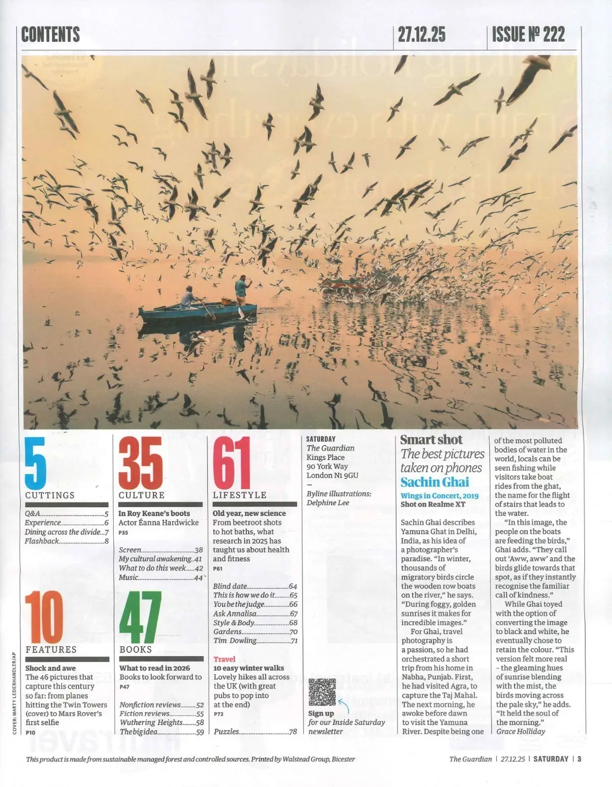 Guardian Saturday Magazine: 25 Years in Pictures, Eanna Hardwicke, 27.12.25 - image 3 | Free standard UK delivery included | Discount Quality Products