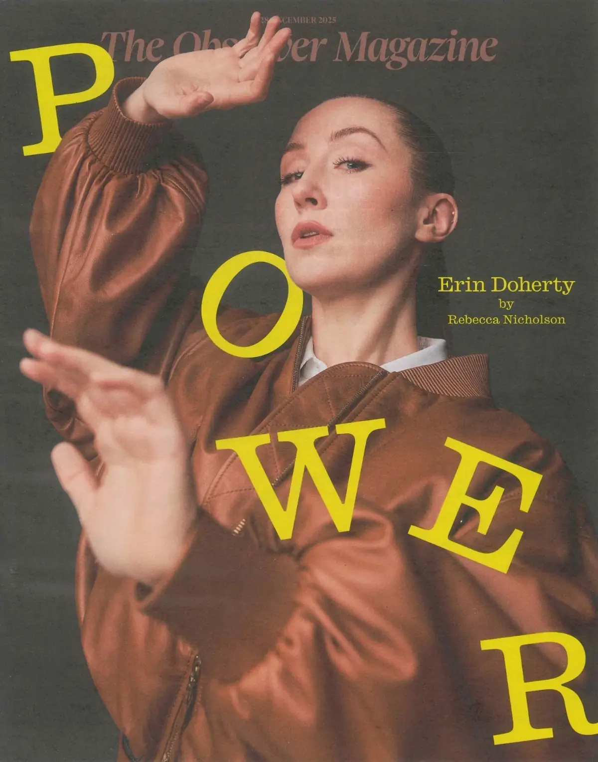 Observer Magazine: Erin Doherty, Dilara Findikoglu, Nigel Slater, 28.12.25