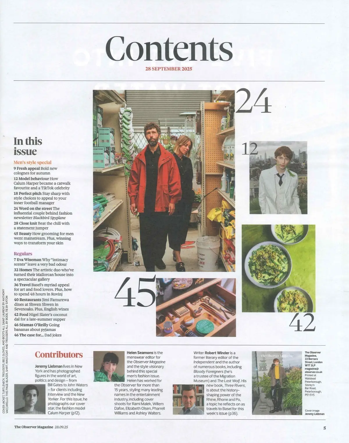 Observer Magazine: Calum Harper, Rob Knighton, Jimi Famurewa, Fashion, 28.9.25 - image 2 | Free standard UK delivery included | Discount Quality Products