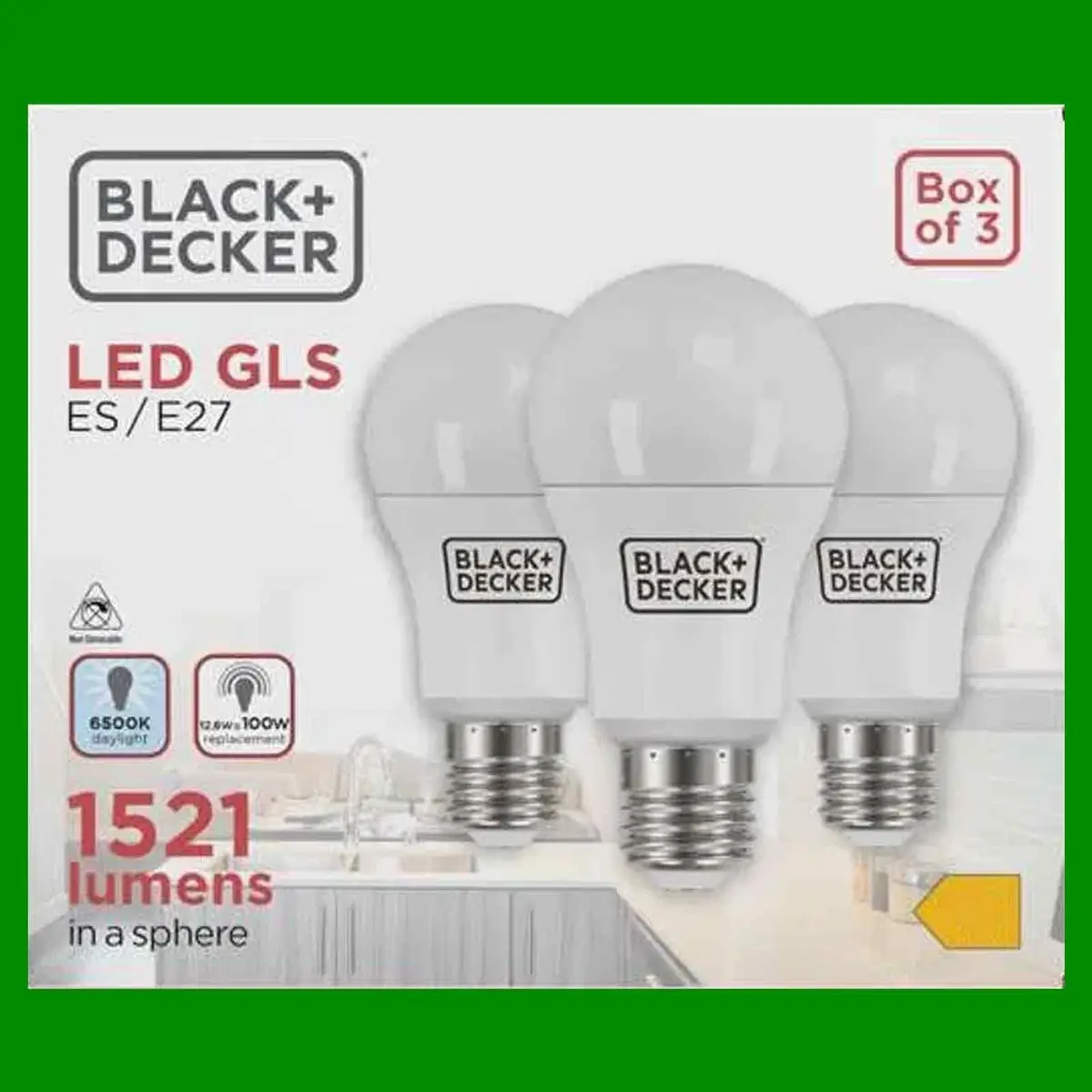 12x 12.6W =100W LED GLS A60 Daylight White 6500K Edison Screw ES E27 Light Bulb - image 2 | Free standard UK delivery included | Discount Quality Products