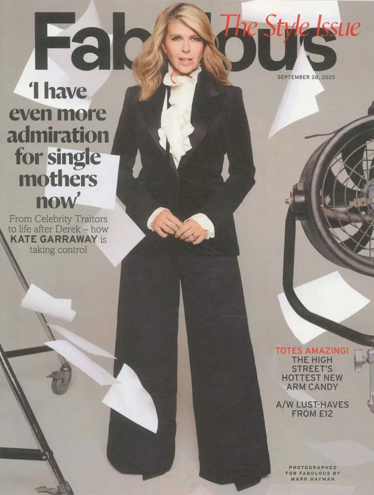 Fabulous Magazine: Kate Garraway, GK Barry, Julia Bradbury, Fashion, 28.9.25