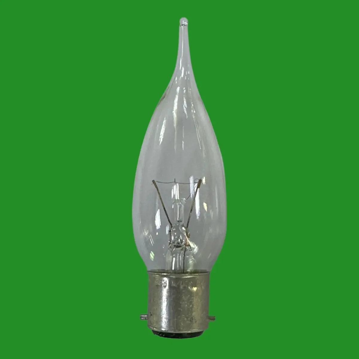 4x 25W BELL Clear Bent Tip Candle Dimmable Light Bulbs, BC, B22 Candelux Lamp - image 3 | Free standard UK delivery included | Discount Quality Products