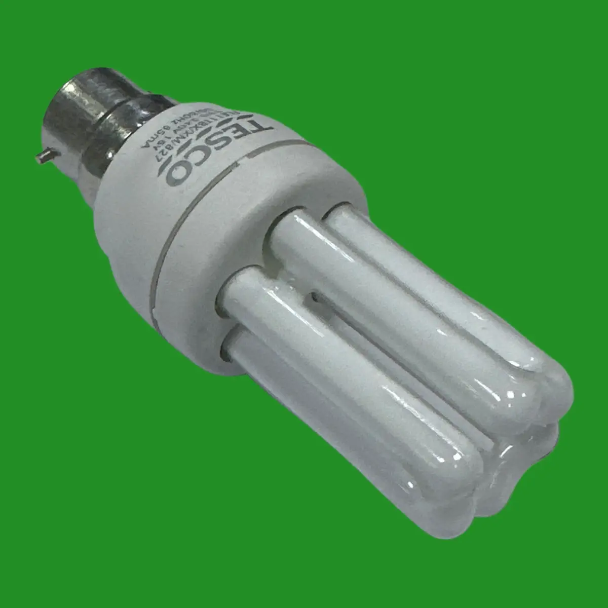 1x 11W (=60W) TESCO Low Energy Power Saving CFL Stick Light Bulbs BC B22 Lamp - image 3 | Free standard UK delivery included | Discount Quality Products