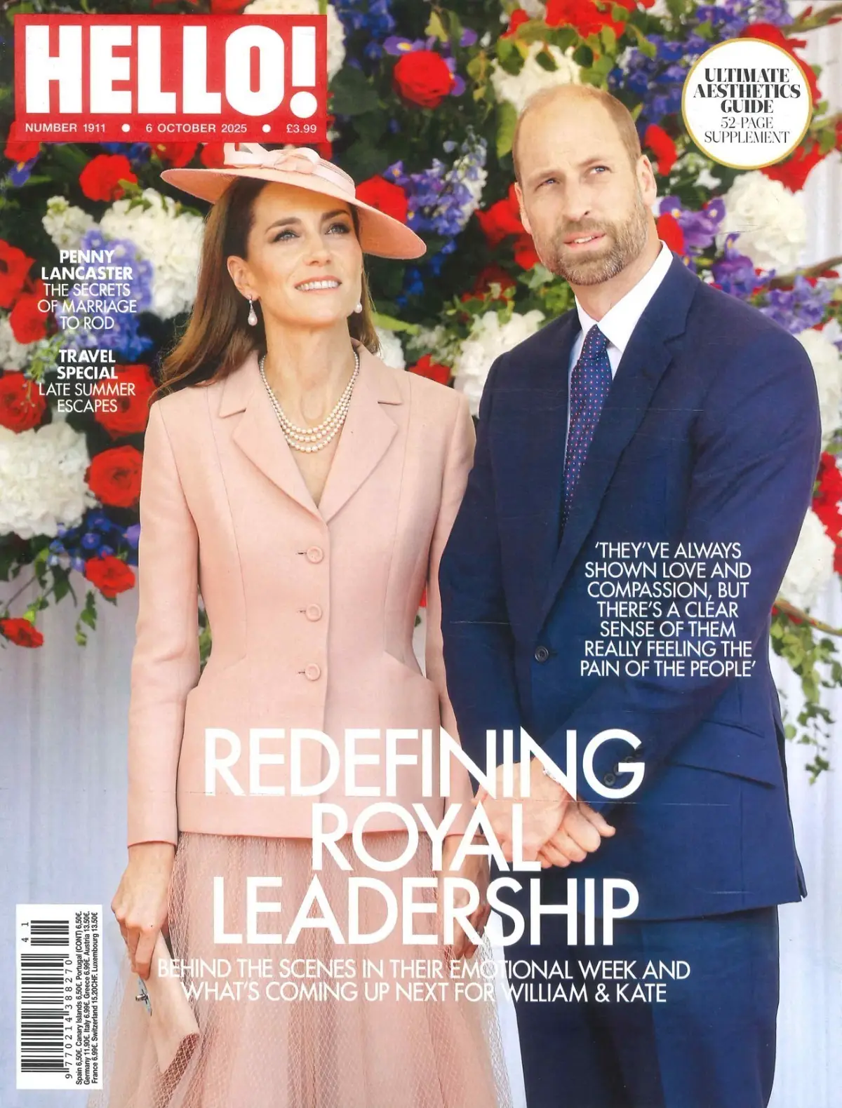 HELLO! Magazine: Princess Kate &amp; William, Penny Lancaster, Rod Stewart, 6.10.25