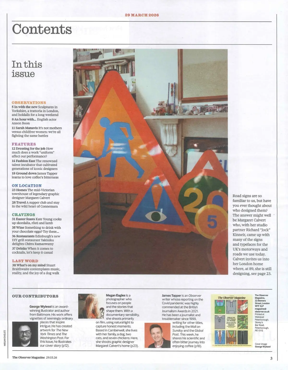 Observer Magazine: Anson Boon, Stuart Braithwaite, Fashion East, Easter, 29.3.26 - image 3 | Free standard UK delivery included | Discount Quality Products