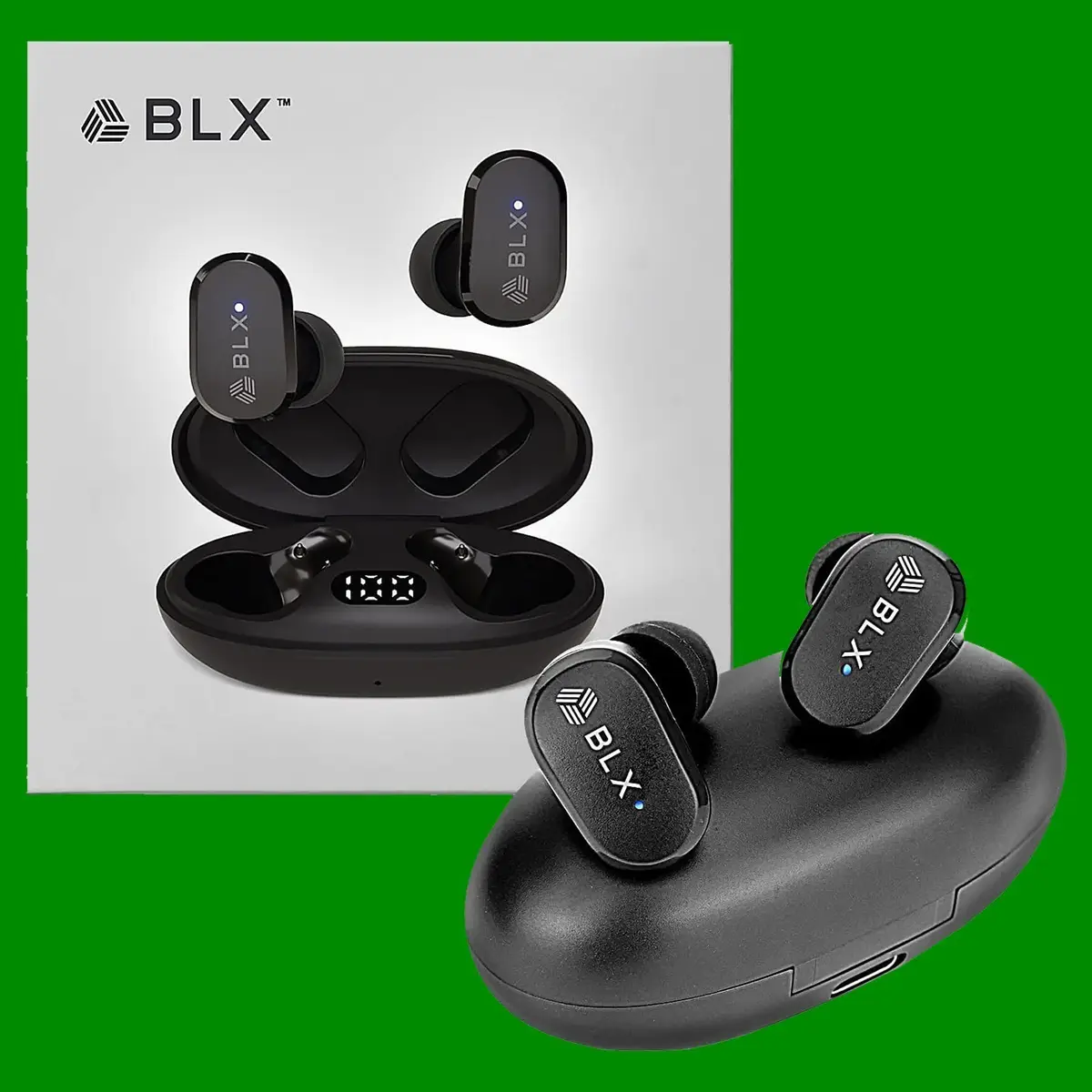 BLX BUDS G2 Wireless Bluetooth 5.1 Earbuds &amp; Charging Case, Android, iOS 6 Hours