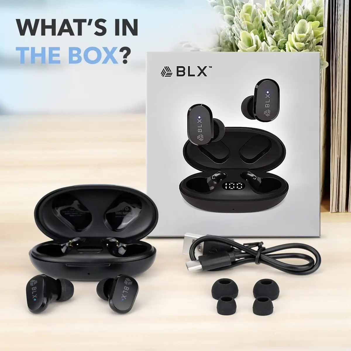 BLX BUDS G2 Wireless Bluetooth 5.1 Earbuds & Charging Case, Android, iOS 6 Hours - image 2 | Free standard UK delivery included | Discount Quality Products