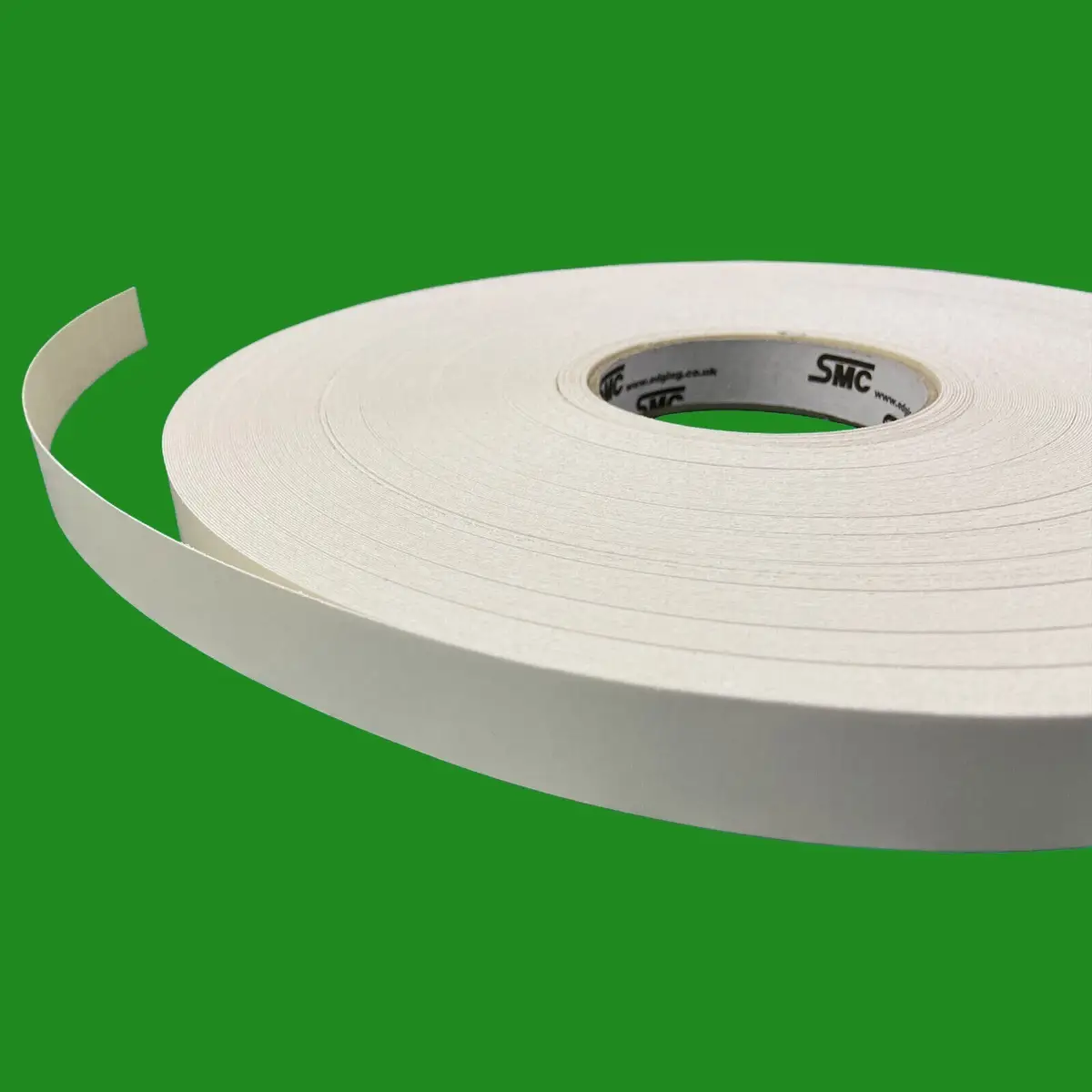 5m x 22mm White Smooth Pre-Glued Iron-On Melamine Worktop Edge Tape