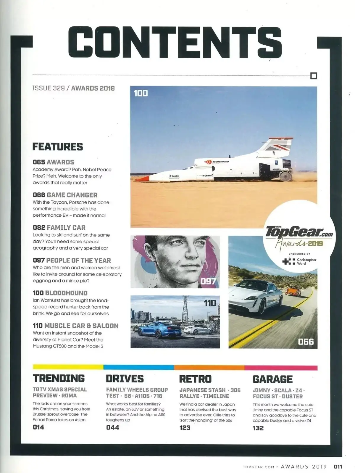 BBC Top Gear Magazine: Issue #329, Porsche Taycan, Mustang GT500, Awards 2019 - image 3 | Free standard UK delivery included | Discount Quality Products