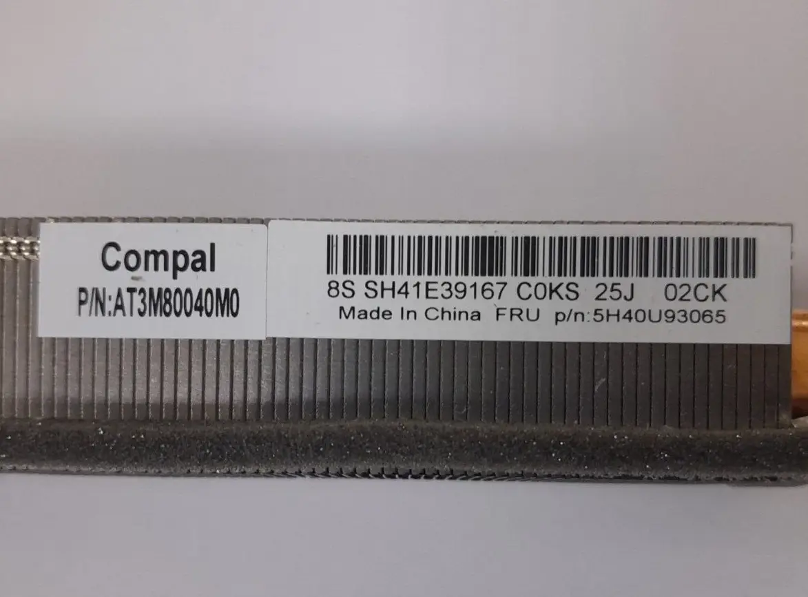 Genuine Lenovo Ideacentre 3 24IAP7 Heatsink CPU Cooler Copper Piping 5H40U93065 - image 3 | Free standard UK delivery included | Discount Quality Products