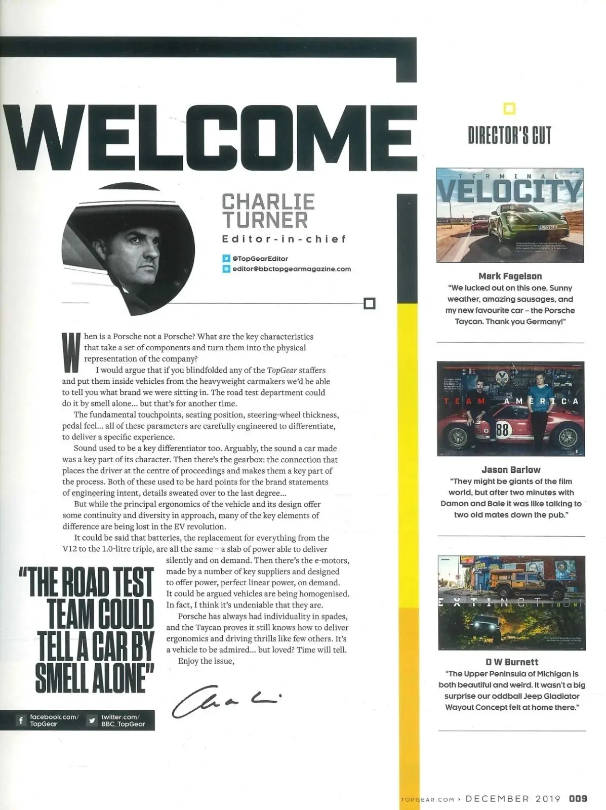 BBC Top Gear Magazine: Issue #328, Tesla Model S vs Porsche Taycan, Dec 2019 - image 2 | Free standard UK delivery included | Discount Quality Products