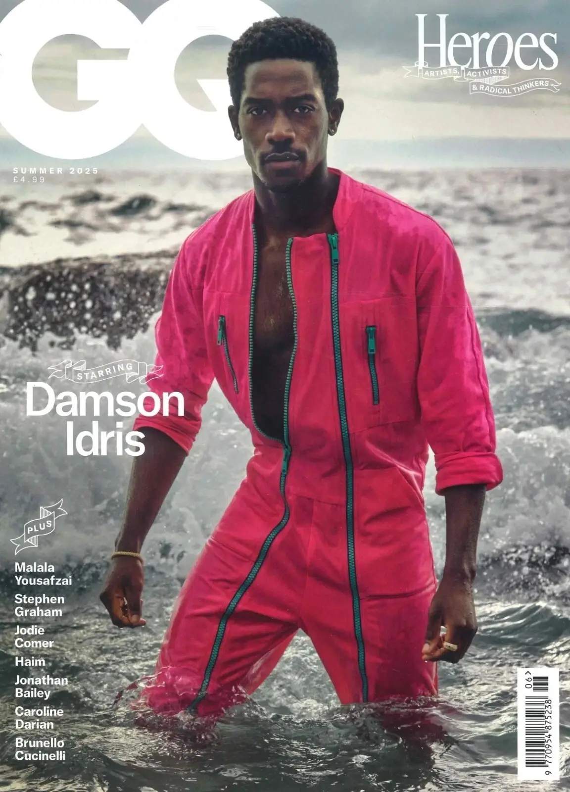 GQ Magazine: Damson Idris Cover, Jonathan Bailey, Steven Graham, Summer 2025