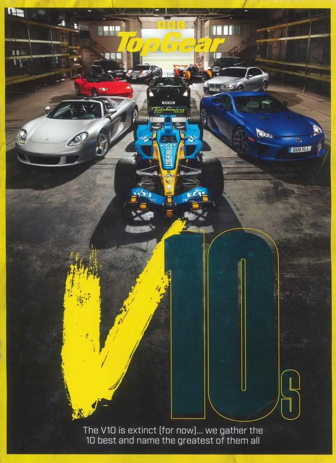 BBC Top Gear Magazine Supplement: Greatest V10s, McLaren, Dodge, Lambo, 2025