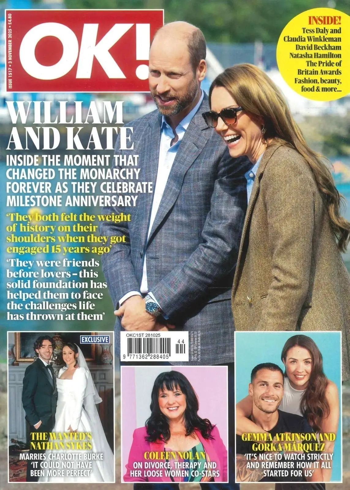 OK! Magazine: Princess Kate &amp; Prince William Anniversary, David Beckham, 3.11.25