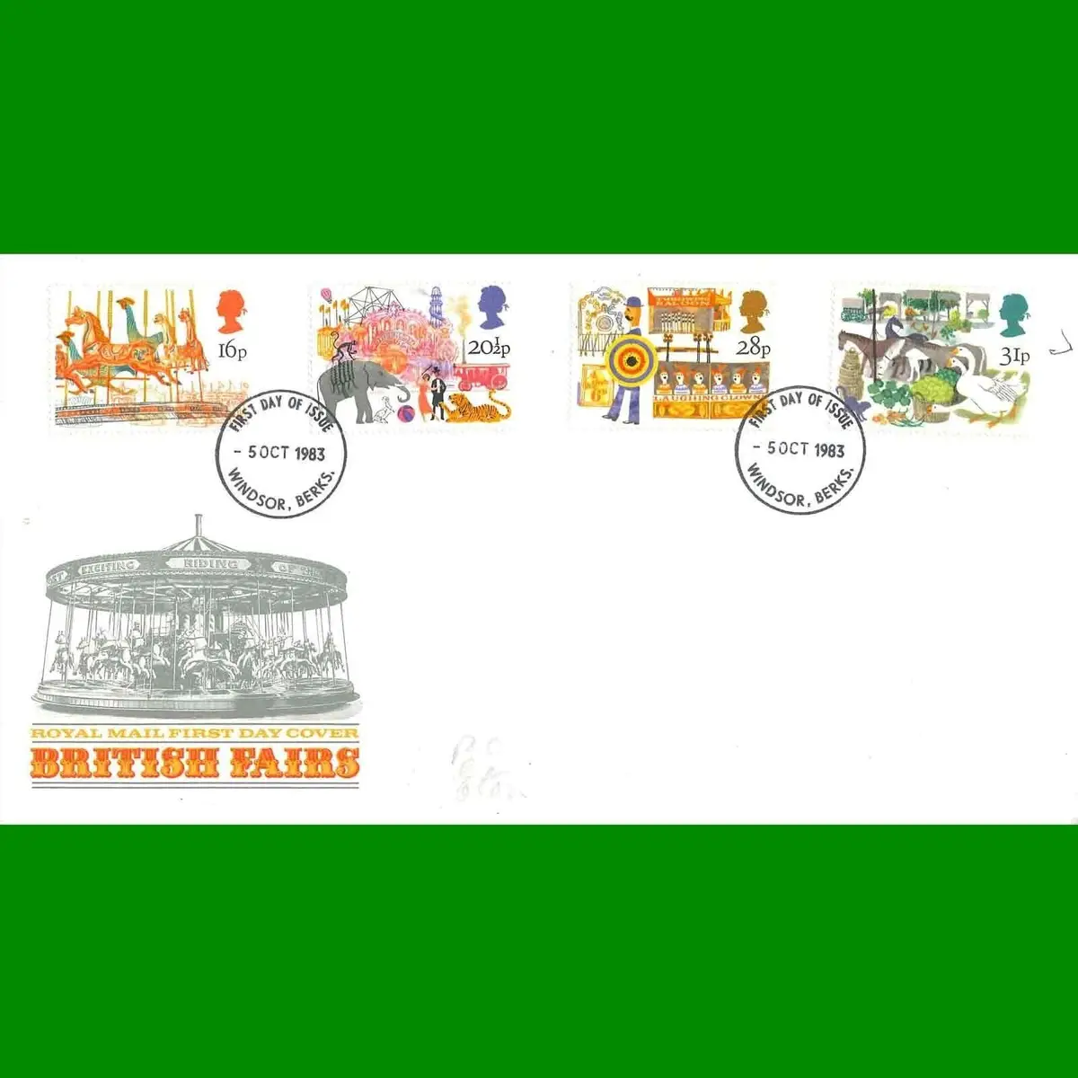 FDC British Fairs Commemorative Royal Mail First Day Cover Stamps, 5.10.1983