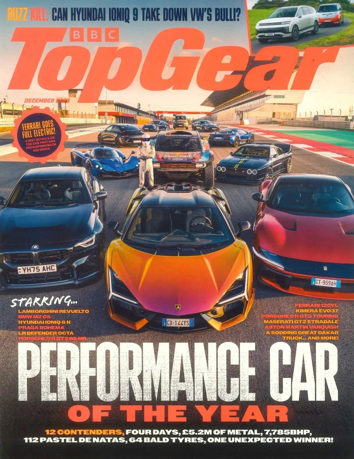 BBC Top Gear Magazine #402, Performance Car of the Year, Hyundai, VW, Dec 2025