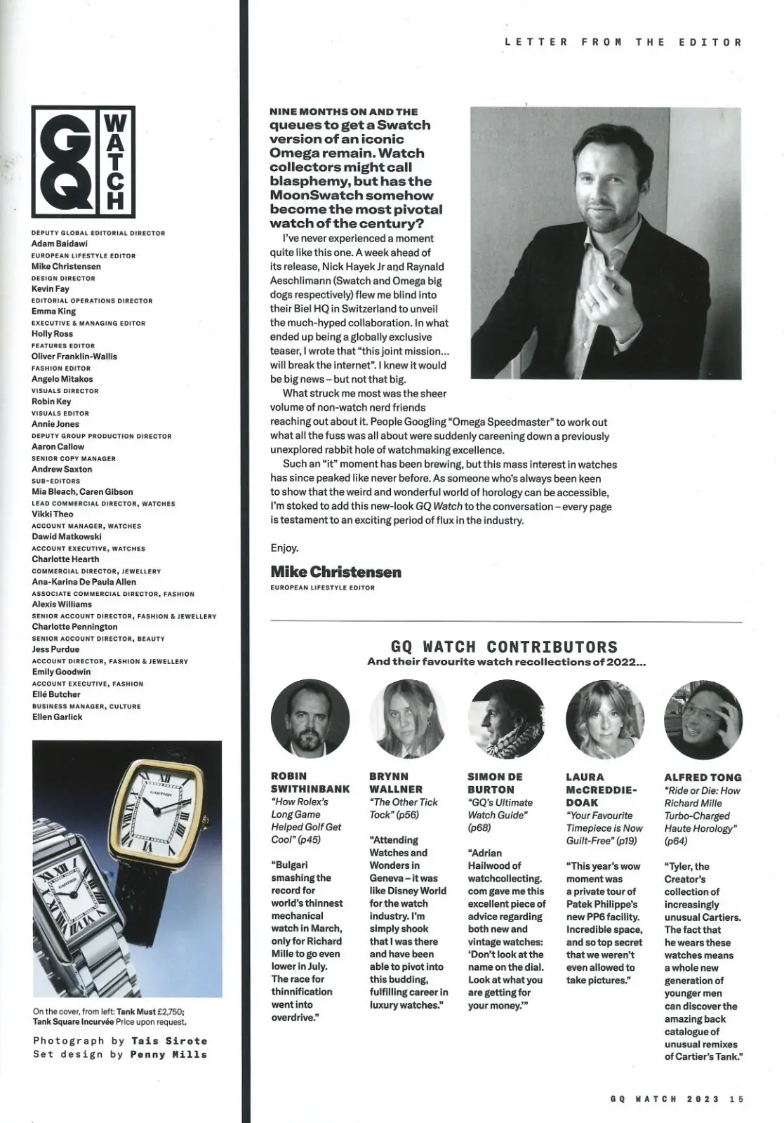 GQ Magazine Watch, Rolex, Hublot, Zeitgeist, Gareth Southgate, World Cup, Jan 23 - image 2 | Free standard UK delivery included | Discount Quality Products
