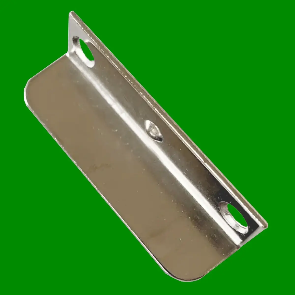 2x 40mm Nickel Plated Right Angled Mortice Striking Plate Drawer Latch Lock
