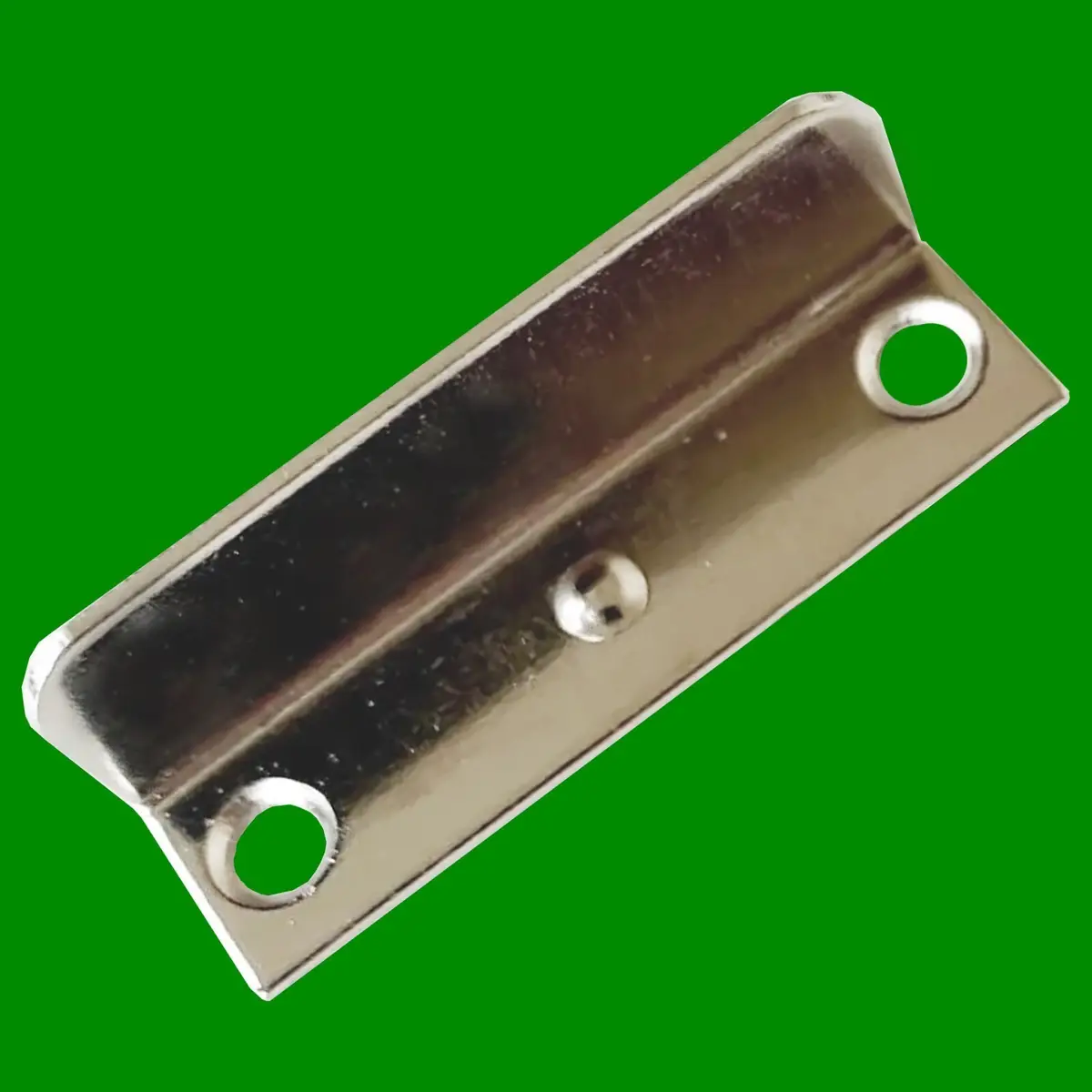 2x 40mm Nickel Plated Right Angled Mortice Striking Plate Drawer Latch Lock - image 2 | Free standard UK delivery included | Discount Quality Products