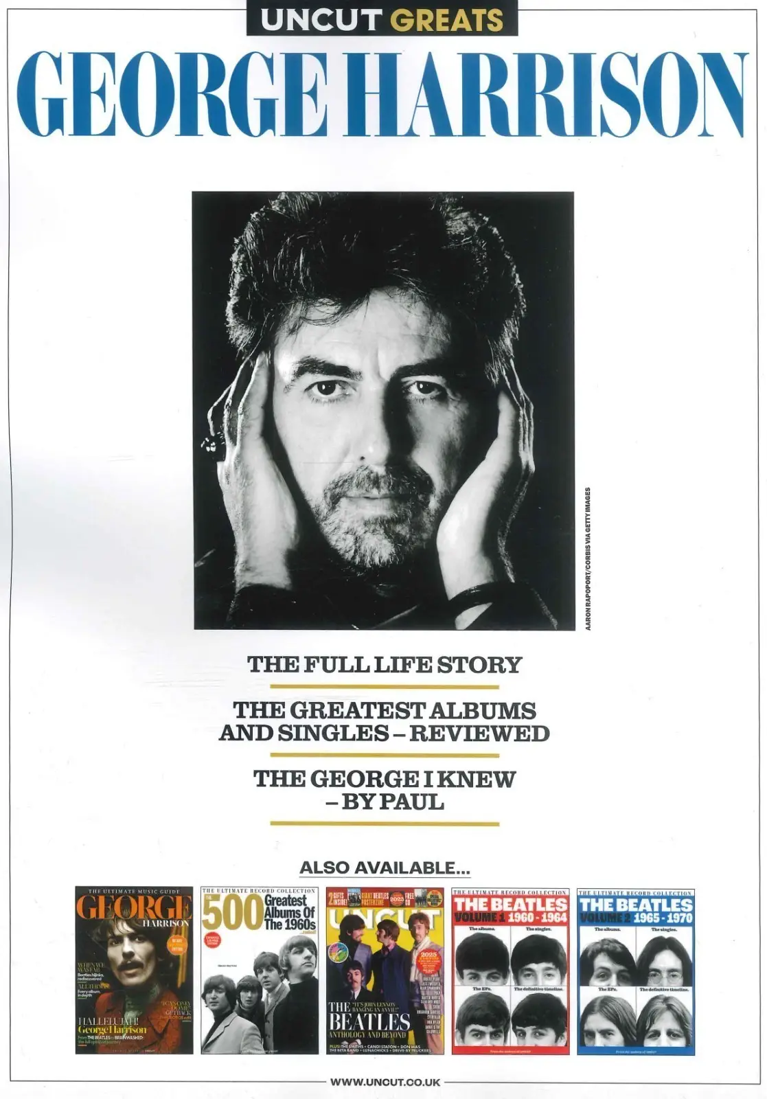 Uncut Greats Magazine: George Harrison, Full Life Story, Greatest Albums, 2026 - image 4 | Free standard UK delivery included | Discount Quality Products