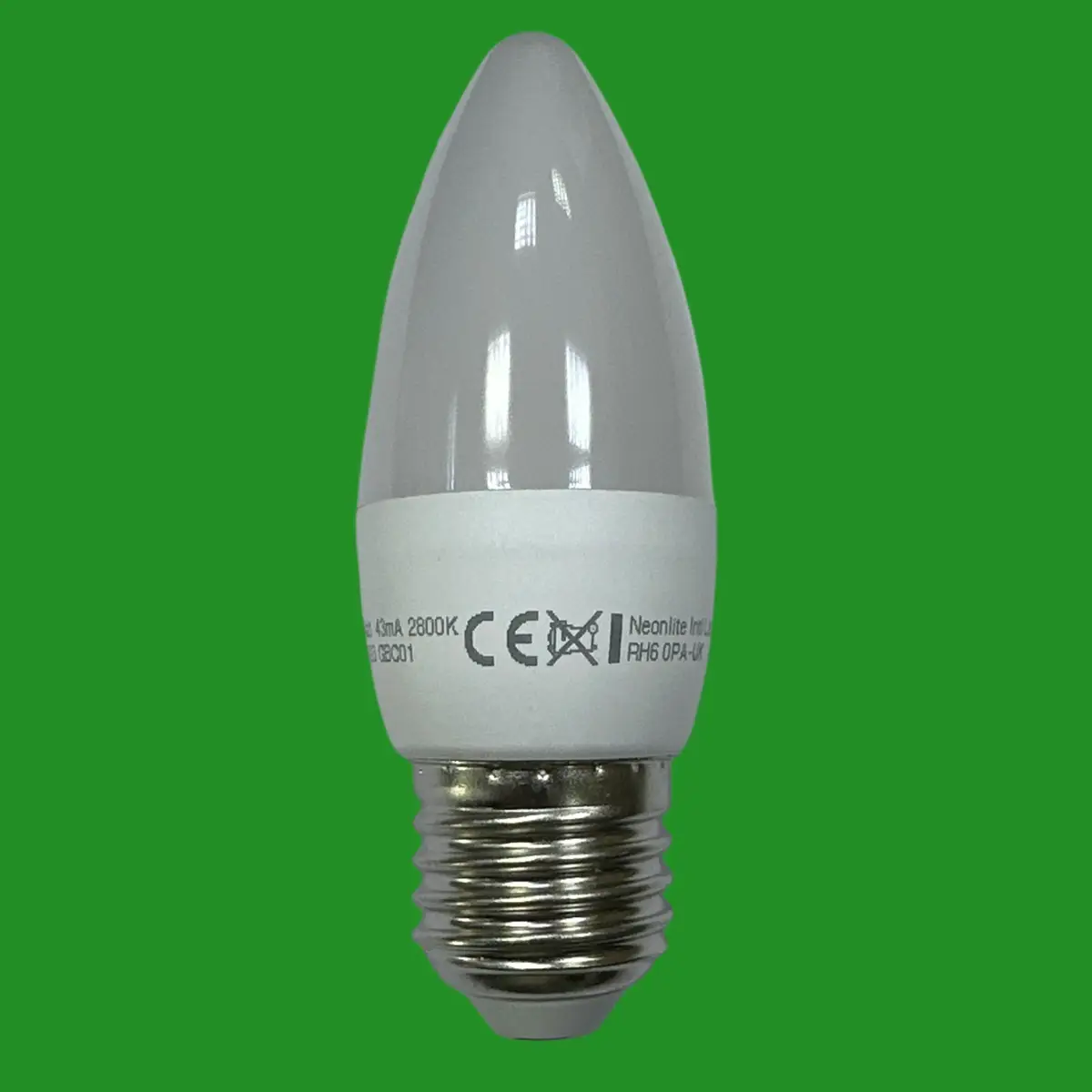 2x 5W (=39W) Megaman Dimmable LED Candle Light Bulb ES E27 Edison Screw 2800K - image 3 | Free standard UK delivery included | Discount Quality Products