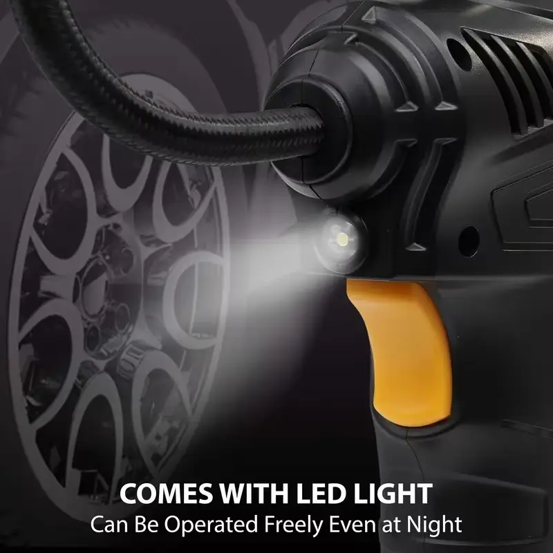 Cordless Digital Tyre Inflator Air Compressor for Car, Bicycle & Inflatable - image 9 | Free standard UK delivery included | Discount Quality Products