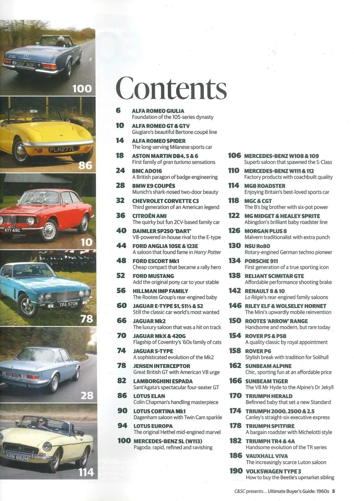 Classic & Sports Car Magazine Ultimate Buyers Guide 1960s Special Collectors Ed. - image 4 | Free standard UK delivery included | Discount Quality Products