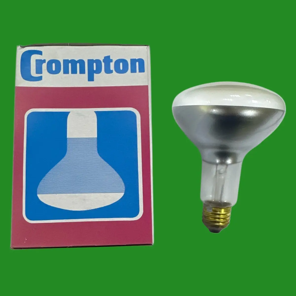 2x 75W R95 Crompton Dimmable Incandescent 95mm Reflector Spot Light Bulb ES E27