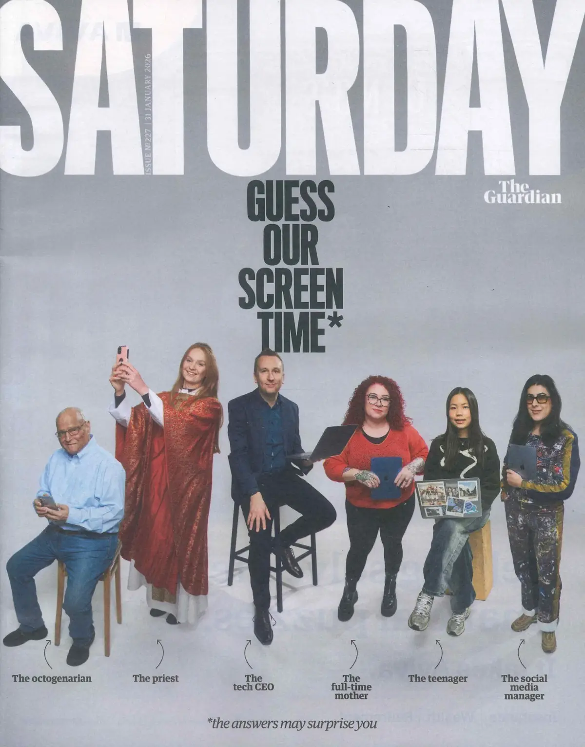 Guardian Saturday Magazine: Seann Walsh, Rosie Jones, Denise Welch, 31.1.26