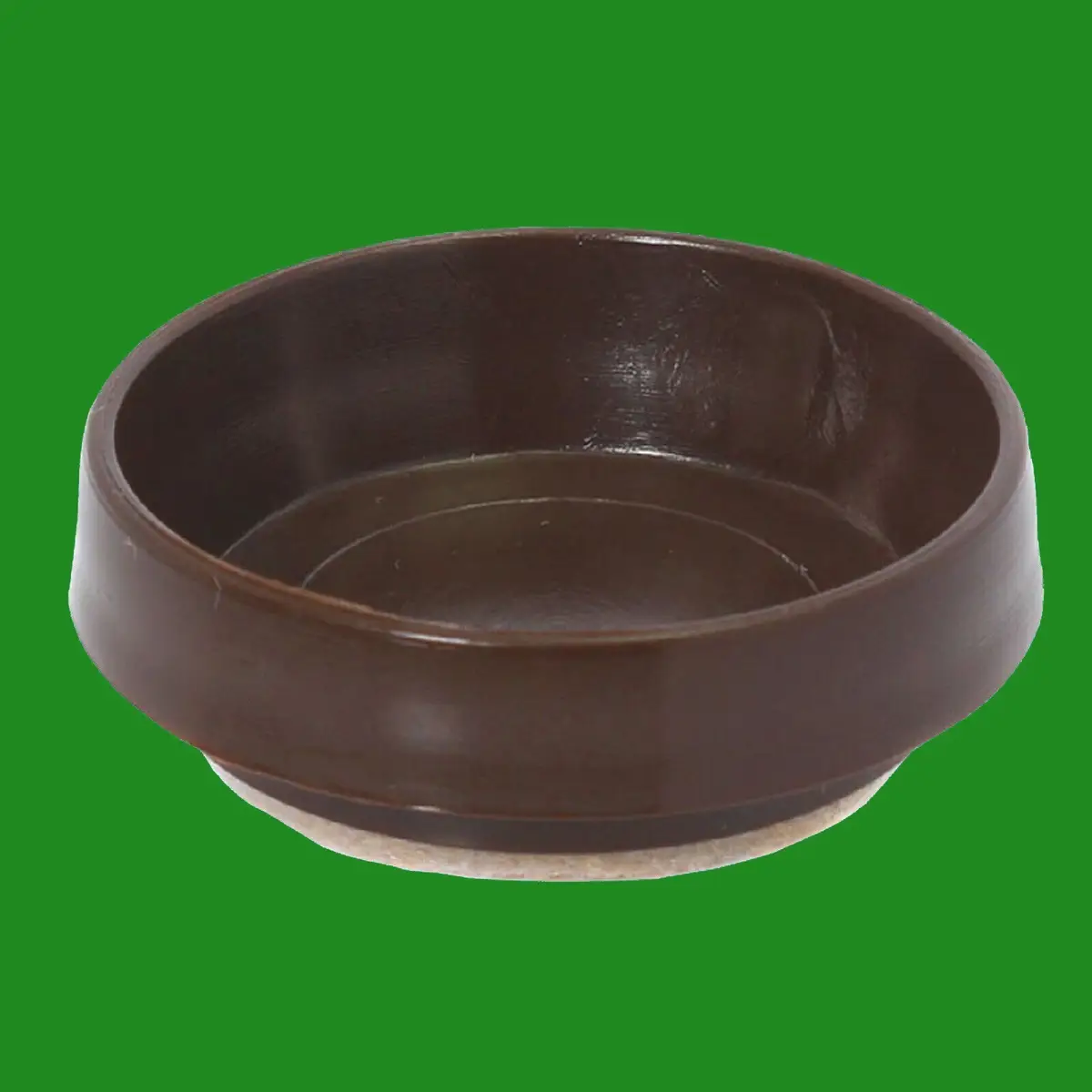 6x 53mm Brown Castor Cup Felt Pad Anti Slide Floor Carpet Furniture Protector - image 2 | Free standard UK delivery included | Discount Quality Products