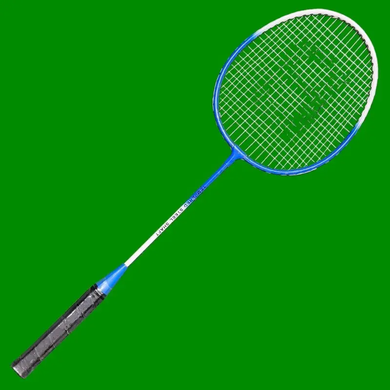 1x 26" Inch (660mm) Badminton Racket, Tempered Steel Shaft, for Adults/Kids