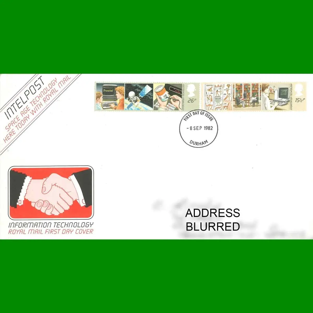 FDC Information Technology Commemorative Royal Mail First Day Cover, 8.9.1982