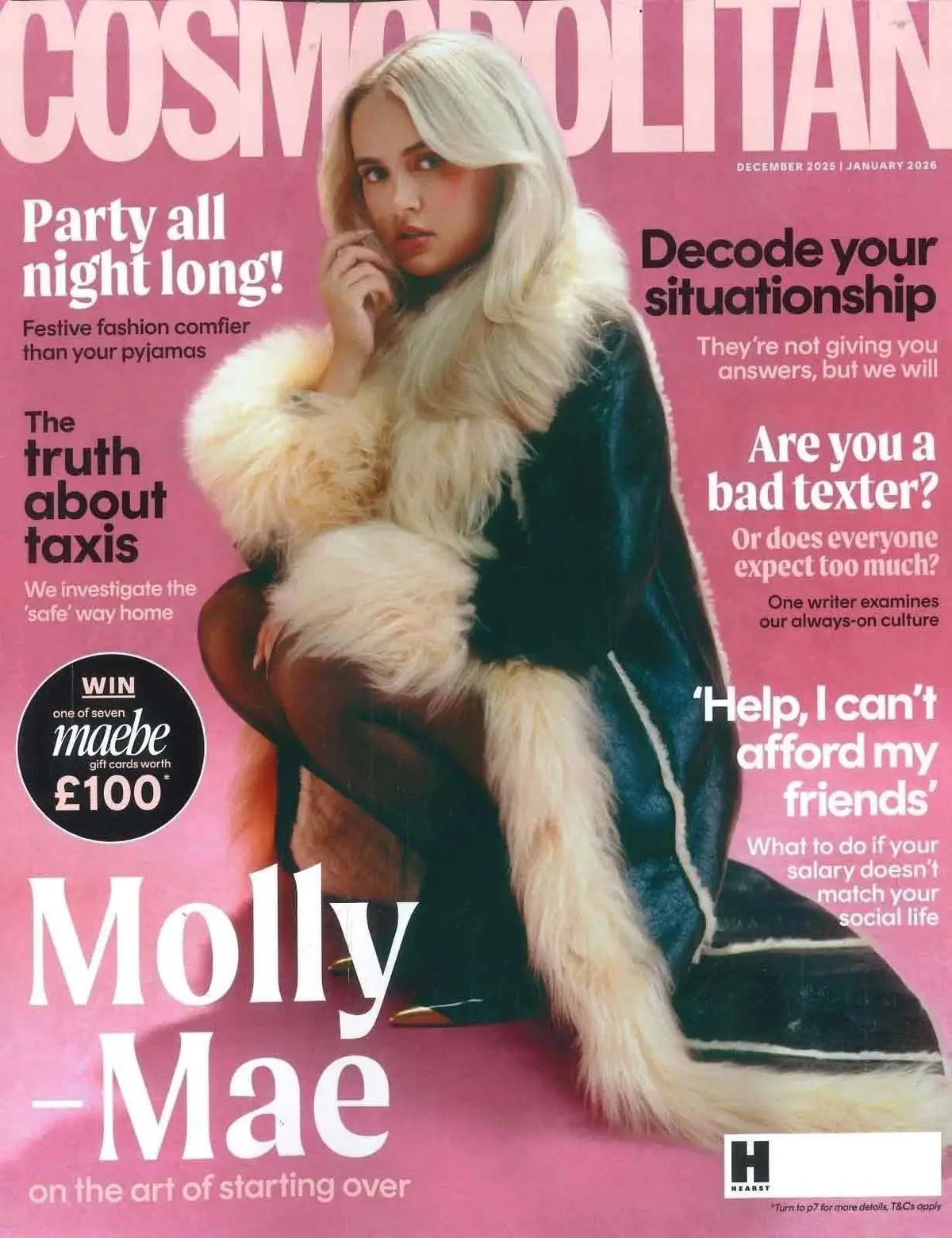 Cosmopolitan Magazine: Molly Mae, Priah Ferguson, India Amarteifio, Dec/Jan 2026