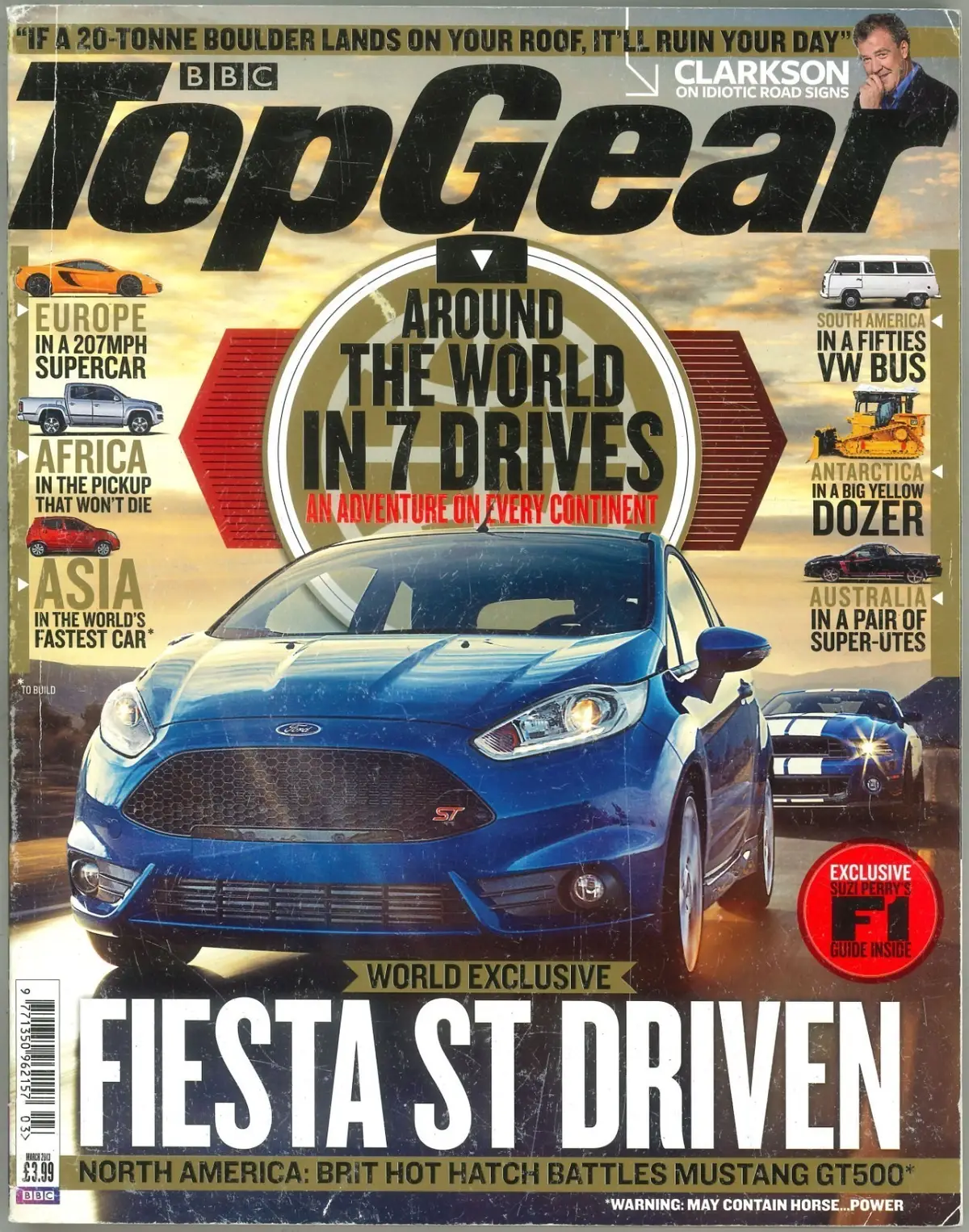 BBC Top Gear Magazine: Issue 241, Alfa 4C, A45 AMG, Porsche, BMW 320, March 2013