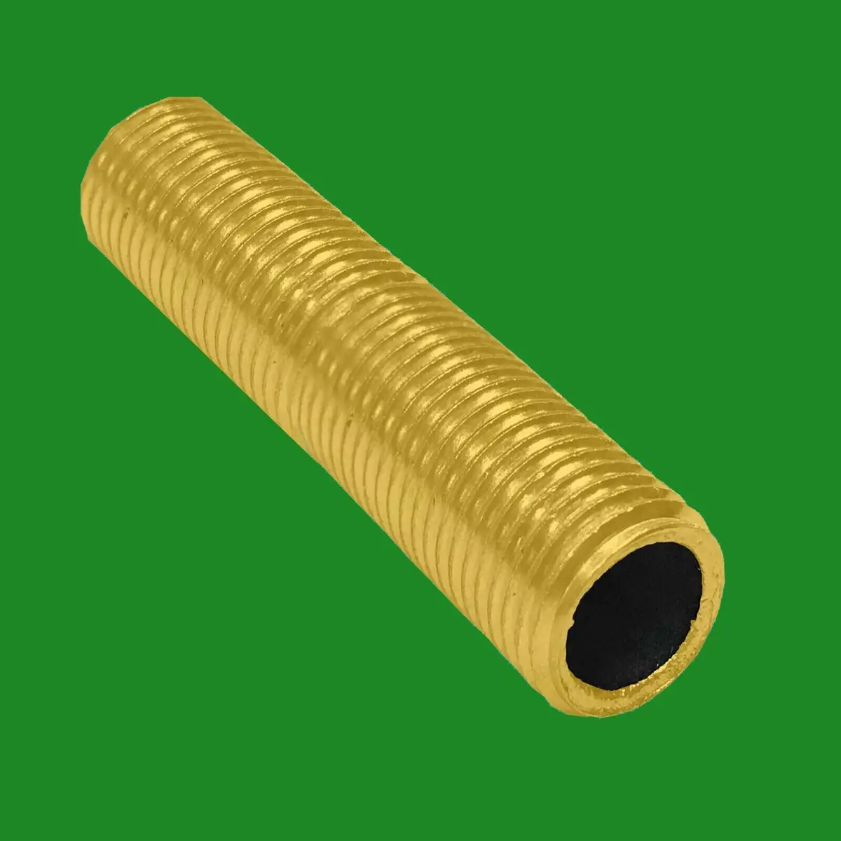 10x M10 85mm-110mm x 10mm Brass Allthread Hollow Thread Rod Tube Electrical Lamp